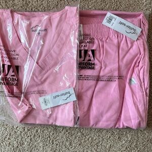 Pink women’s Butter Soft scrubs